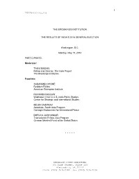 Uncorrected Transcript