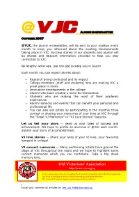 VJC Alumni E-Newsletter October 2007
