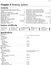 Chapter 9 Braking System