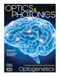 Optogenetics Controlling Neurons with Photons