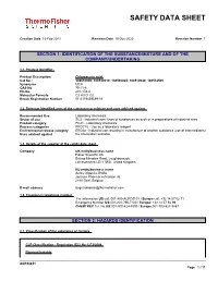Safety Data Sheet