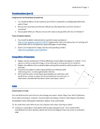 Transformations (Part 2) Composition of Isometries Solids