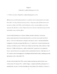 Competitive Escalation During Protest Cycles Mi