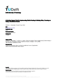 Delft University of Technology a Decision Support Tool For