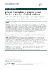 Detailed Investigations of Proximal Tubular Function in Imerslund-Gräsbeck Syndrome