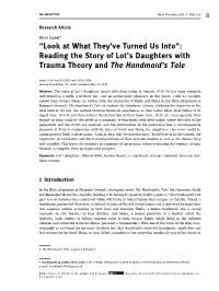 Reading the Story of Lot's Daughters with Trauma Theory and The