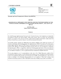 Report on the Arab Regional Implementation Meeting