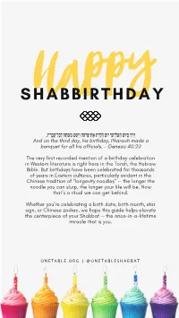 Shabirthday Guide