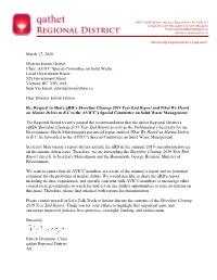 Shoreline Cleanup 2019 Final Report -Director Edwin Grieve