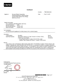 *THJ0423024* Page 1 of 7 Intertek Testing Services Taiwan Ltd