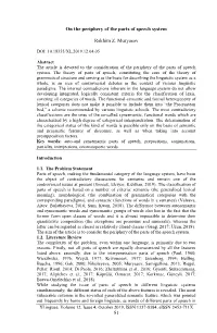 51 on the Periphery of the Parts of Speech System Rakhim Z. Muryasov