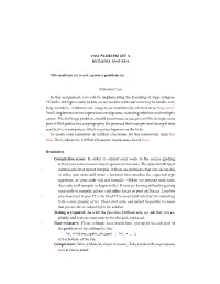 Cs51 Problem Set 3: Bignums and Rsa