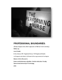 Professional Boundaries