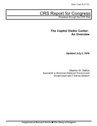 The Capitol Visitor Center: an Overview