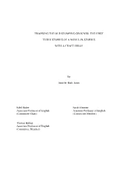 Traipsing the Old Stomping Grounds: the First Three Stories of a Novel-In