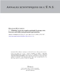 Whittaker Vectors for Complex Semisimple Lie Groups, Wave Front Sets, and Goldie Rank Polynomial Representations