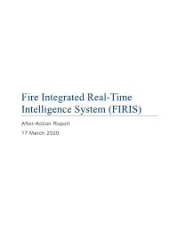 Fire Integrated Real-Time Intelligence System (FIRIS)