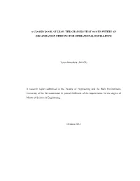 1 a Closer Look at Lean: the Changes That Occur Within