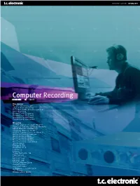 Computer Recording