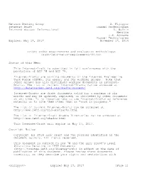 Network Working Group A