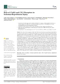 Role of C5ar1 and C5L2 Receptors in Ischemia-Reperfusion Injury