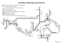 Working Timetable Section Pb