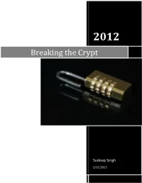 Breaking the Crypt