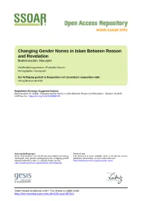 Changing Gender Norms in Islam. Between Reason and Revelation
