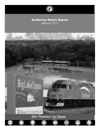 Guideway Status Report January 2012