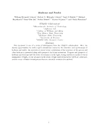 Hadrons and Nuclei Abstract