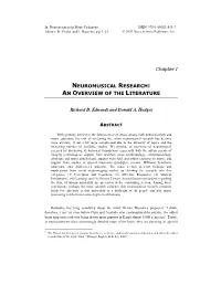 Neuromusical Research: an Overview of the Literature