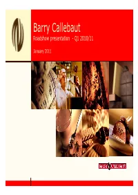 Roadshow Presentation - Q1 2010/11
