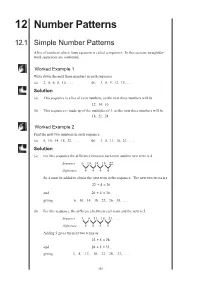 12 Number Patternsmep Pupil Text 12