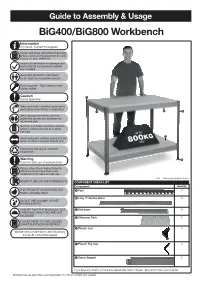 Big400/Big800 Workbench Assembly Instructions
