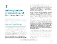 Inventory of Lands of Conservation and Recreation Interest 71