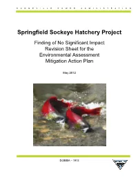 Springfield Sockeye Hatchery Project