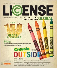 Top 150 Global Licensors Report for the Very First Time, Debuting at No