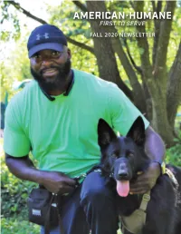 Fall 2020 Newsletter