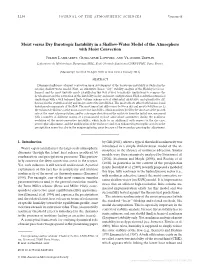 Moist Versus Dry Barotropic Instability in a Shallow-Water Model of the Atmosphere with Moist Convection