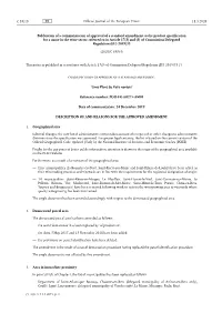 Publication of a Communication of Approval of a Standard