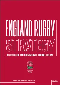 RFU Strategy 2021 Onwards