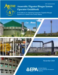 Anaerobic Digester / Biogas Operator Guidebook