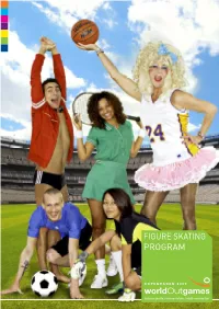 Figure Skating Program WELCOME WORLD OUTGAMES