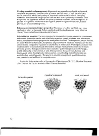 Grazing Potential and Management: Knapweeds Are Generally Unpalatable to Livestock, Especially When Mature. Nutritive Value of R