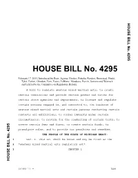 HOUSE BILL No. 4295 No