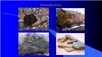 Metamorphic Rocks Reminder Notes