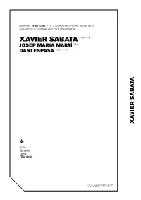XAVIER Sabatacontratenor