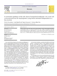 A Convenient Synthesis of the Side Chain of Loteprednol