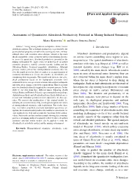 Assessment of Quantitative Aftershock Productivity Potential in Mining-Induced Seismicity