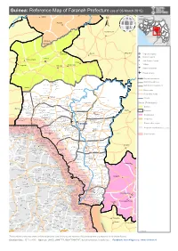 Guinea: Reference Map of Faranah Prefecture (As of 05 March 2015)